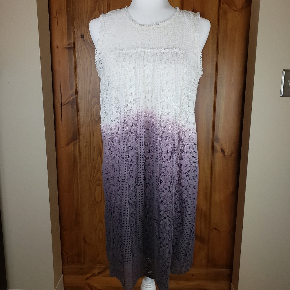 Altar'd State Ombre Lace Crochet Dress, sz M